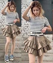 Юбка Karolina KR214 brown - делук