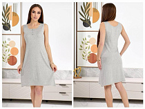 Ночнушка Trikotag 6960 l.grey - делук