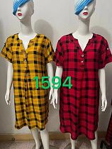 Платье Saimeiqi 1594 yellow - делук