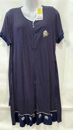 Халат Cotpark 7169 navy - делук