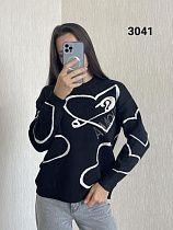 Свитер Fsn 3041 black - делук