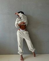Костюм Спорт Alisa Brand 158 white - делук