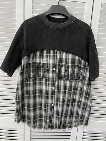 Рубашка Karon 3749 black - делук