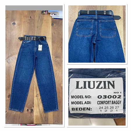 Джинсы Maxim Jeans 03002-1 blue - делук