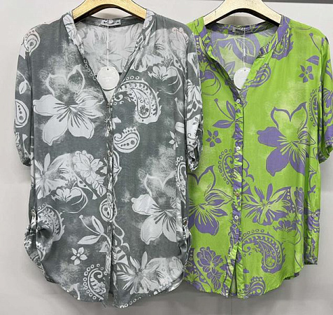 Рубашка Style Nadezhda 36955 grey - делук