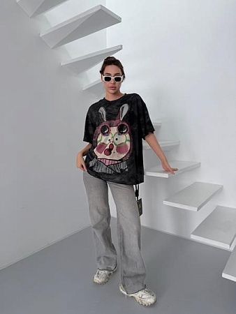 Футболка Trend 37853 black - делук