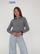 Свитер Fsn 0886 grey - делук