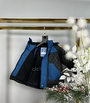 Куртка Delfinka 568-15 black-blue - делук