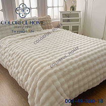 Плед Шиншилла-кролик 006-49-18 white - делук