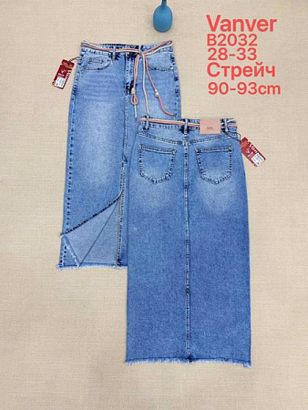 Юбка Vanver B2032 l.blue - делук