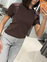 Футболка Comod 1410 chocolate - делук