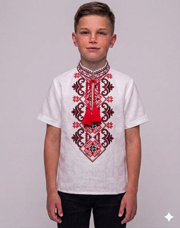 Вышиванка Limerense DD237 white - делук