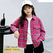 Рубашка Fashion Kids 7785-38 fuchsia - делук