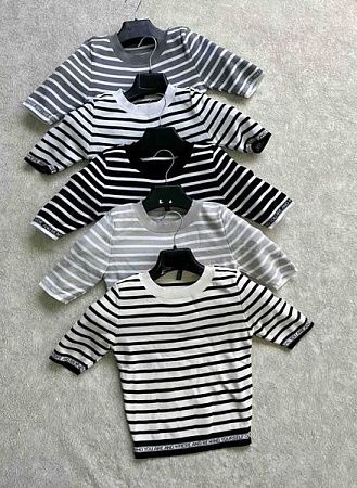Футболка X-Ray 6544 white-black - делук