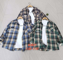 Рубашка Sunnytot W801 green - делук