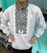 Вышиванка Nik 55960 white - делук
