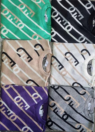 Свитер Julia 2023 green - делук