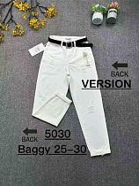 Джинсы Jeans Club 5030 white - делук
