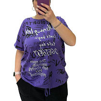 Футболка Levisha 25084 purple - делук