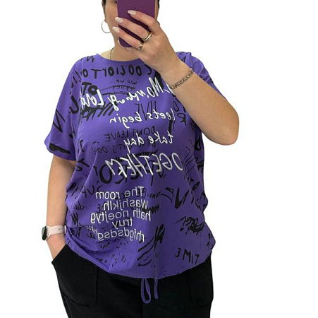 Футболка Levisha 25084 purple - делук
