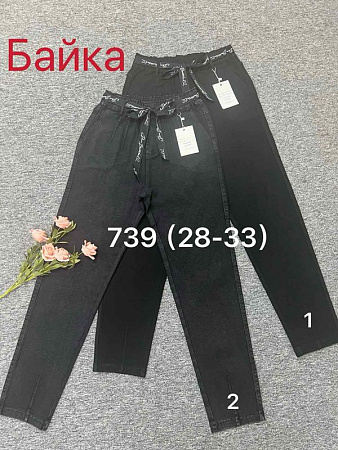 Джинсы Leen 739-1 black - делук