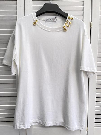 Футболка Karon 6602 white - делук