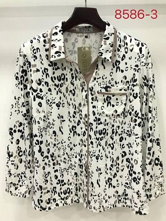 Рубашка Lida 8586-3 white - делук