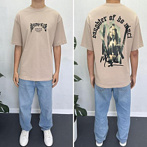 Футболка I8Denim 90576 beige - делук