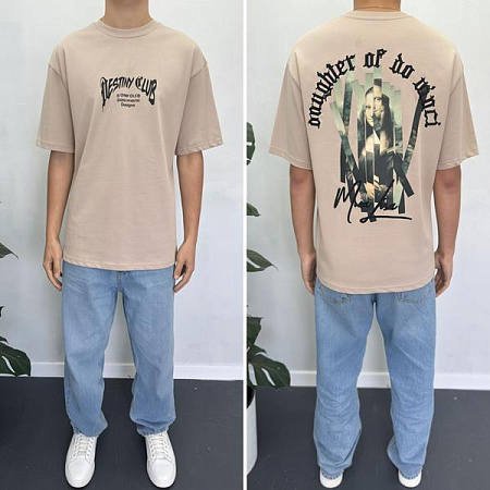 Футболка I8Denim 90576 beige - делук