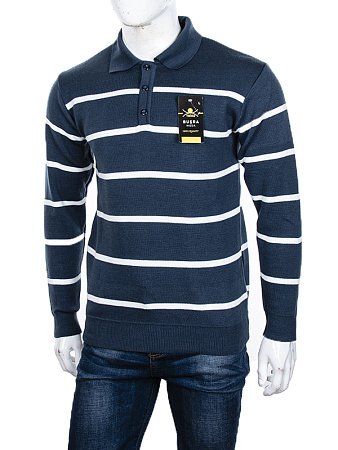 Свитер Abdo Гудзик 1 blue - делук