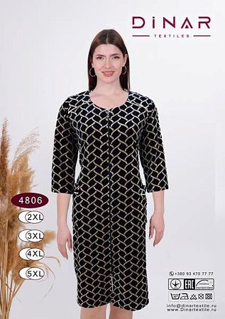 Халат Dicolor 4806 black - делук
