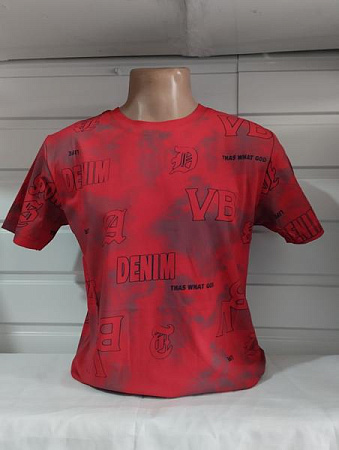 Футболка Panda 1825 red - делук