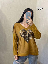 Свитер Fsn 707 yellow - делук