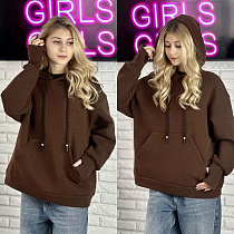 Худи Karolina KR341 brown - делук