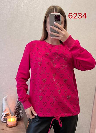 Свитер Fsn 6234 crimson - делук