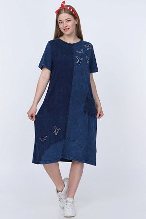 Платье Alberk 6004 navy - делук