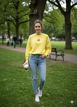 Свитер Newe 54-1 yellow - делук