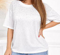 Футболка Levisha 26114 white - делук