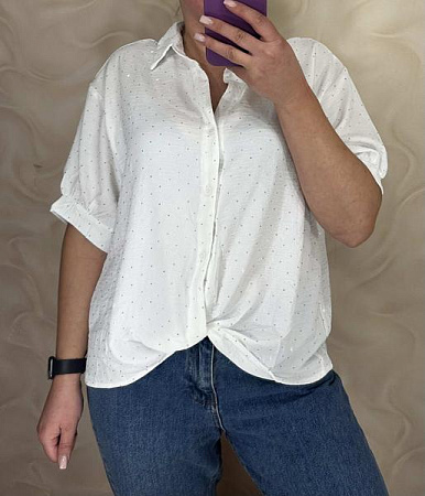 Рубашка Levisha 26120 white - делук