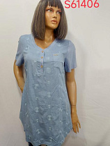 Туника Lida S61406 l.blue - делук