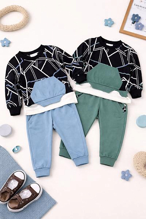 Костюм Спорт Major Kids 1757 green - делук