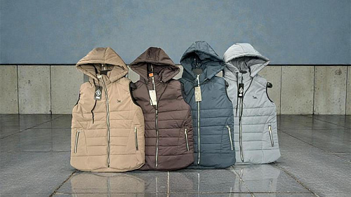 Жилетка Phi Hung P328 beige - делук