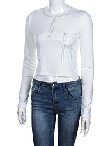 Кофта Cnd2 4393-MT213 white - делук