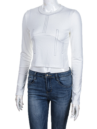 Кофта Cnd2 4393-MT213 white - делук