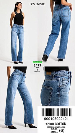 Джинсы Jeans Club 2477-4S6-4 blue - делук