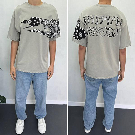Футболка I8Denim 90567 grey - делук