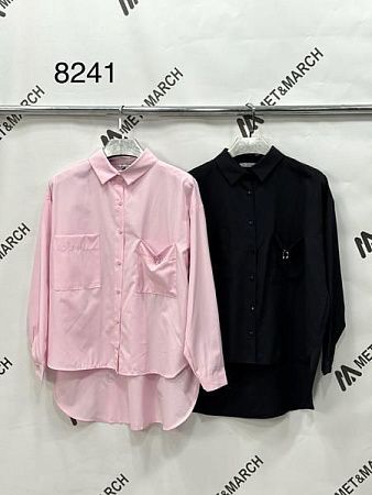 Рубашка Met&March 8241 pink - делук