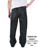 Джинсы God Baron F6522-1 black - делук