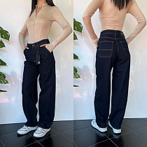 Джинсы Three Black Women TB46 navy - делук