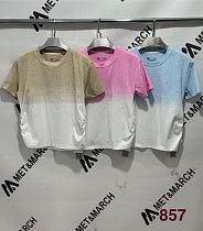Футболка Met&March 857 beige - делук